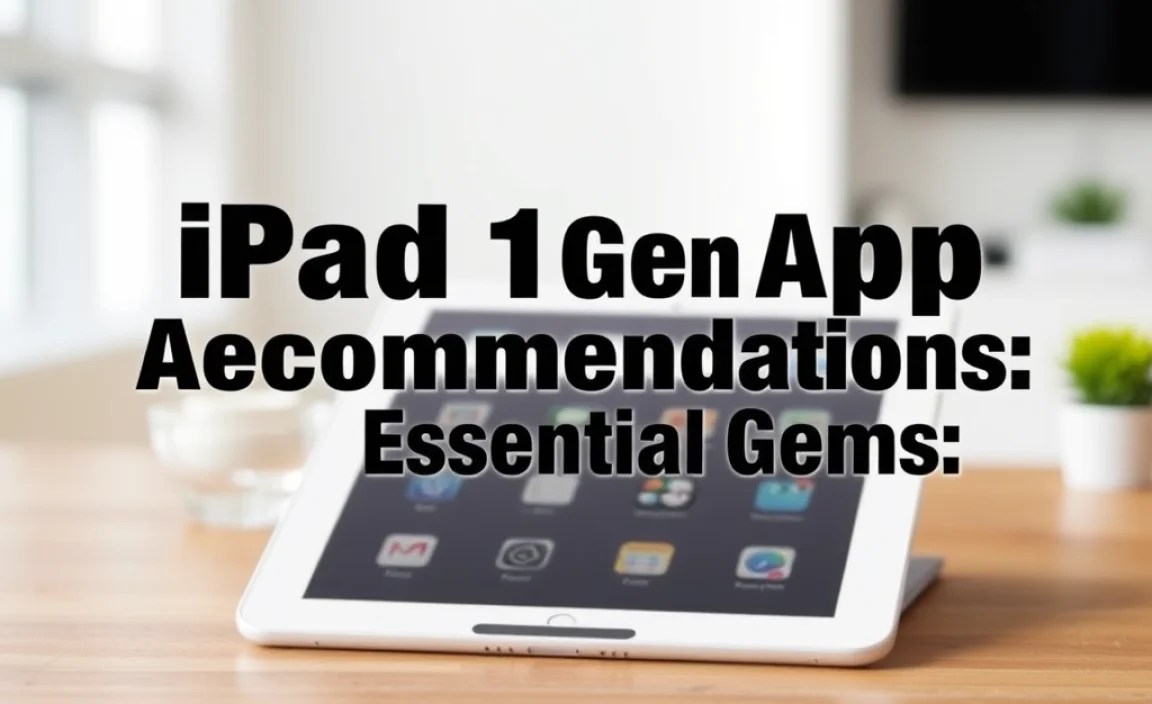iPad 1st Gen App Recommendations: Essential Gems.