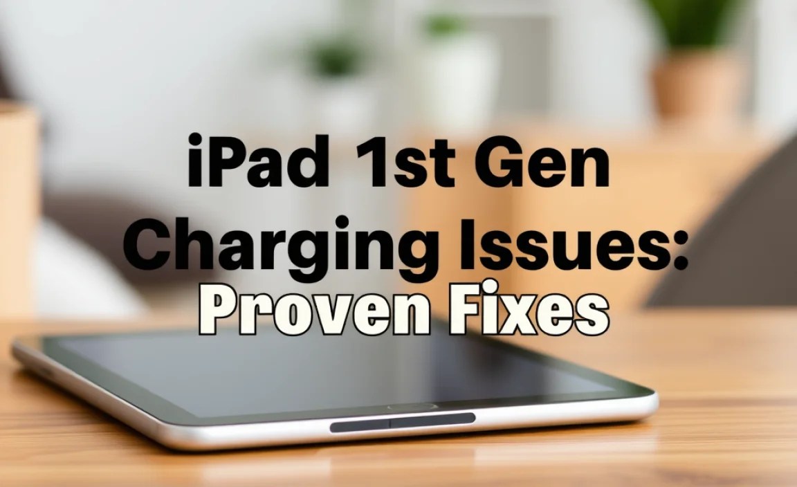 iPad 1st Gen Charging Issues: Proven Fixes