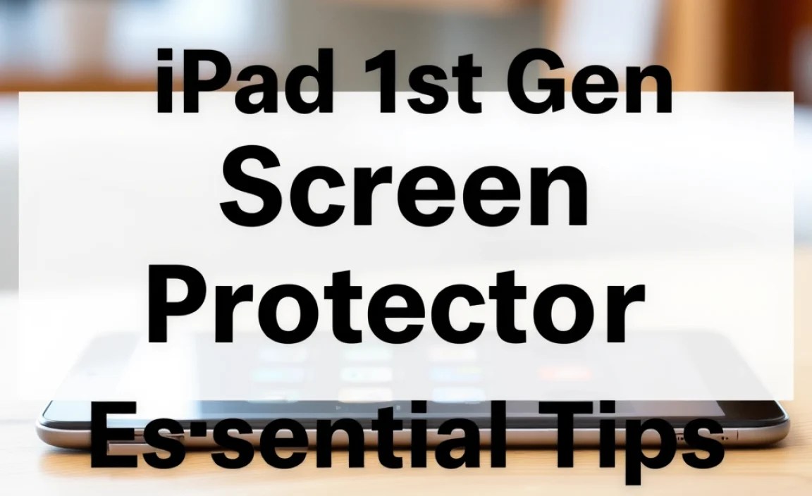iPad 1st Gen Screen Protector Guide: Essential Tips