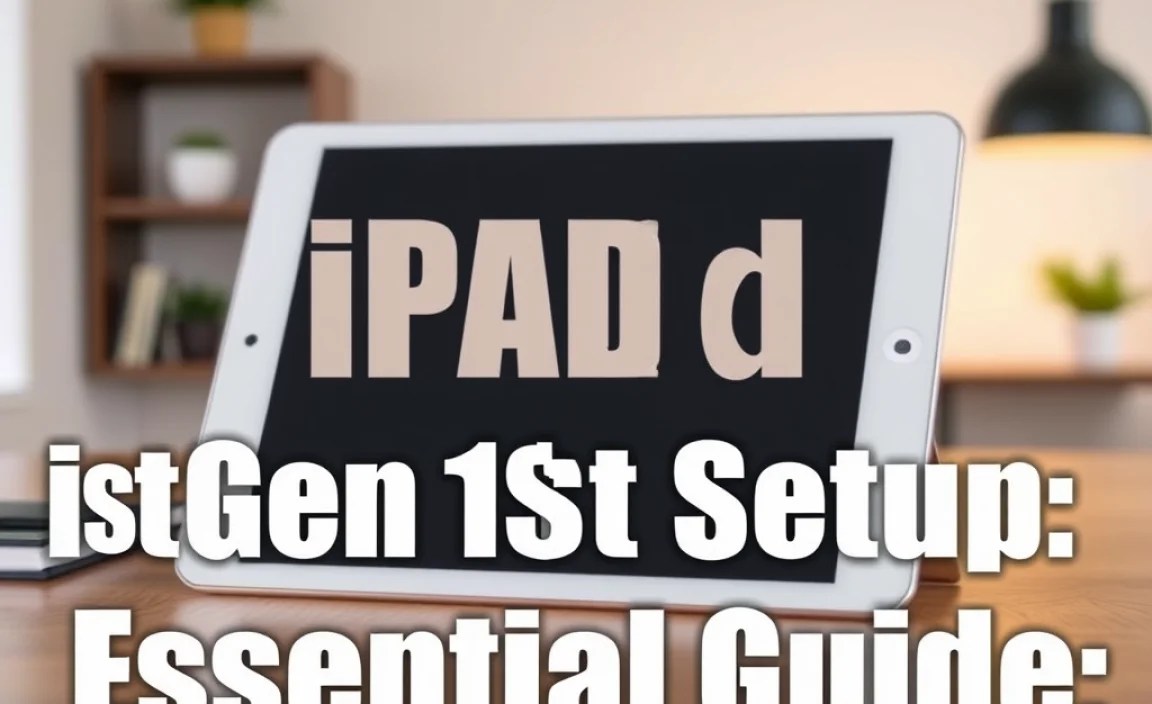iPAD 1st Gen Setup: Essential Guide