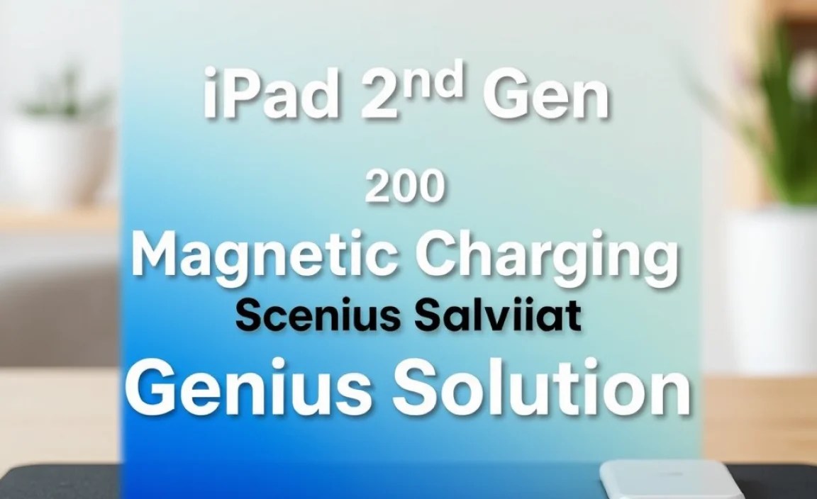 iPad 2nd Gen Magnetic Charging: Genius Solution