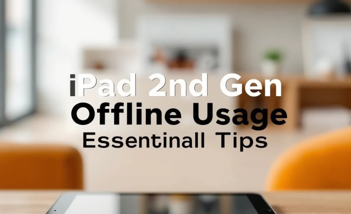 iPad 2nd Gen Offline Usage: Genius Essential Tips