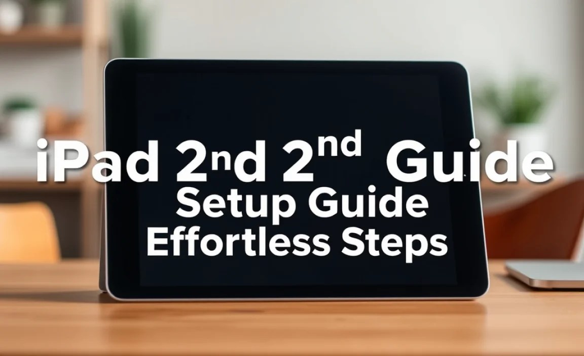 iPad 2nd Gen Setup Guide: Effortless Steps