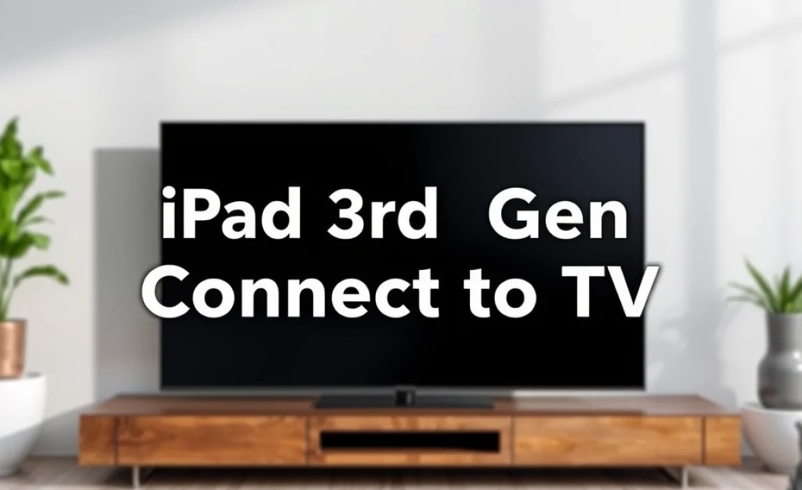 iPad 3rd Gen Connect to TV: Essential Guide