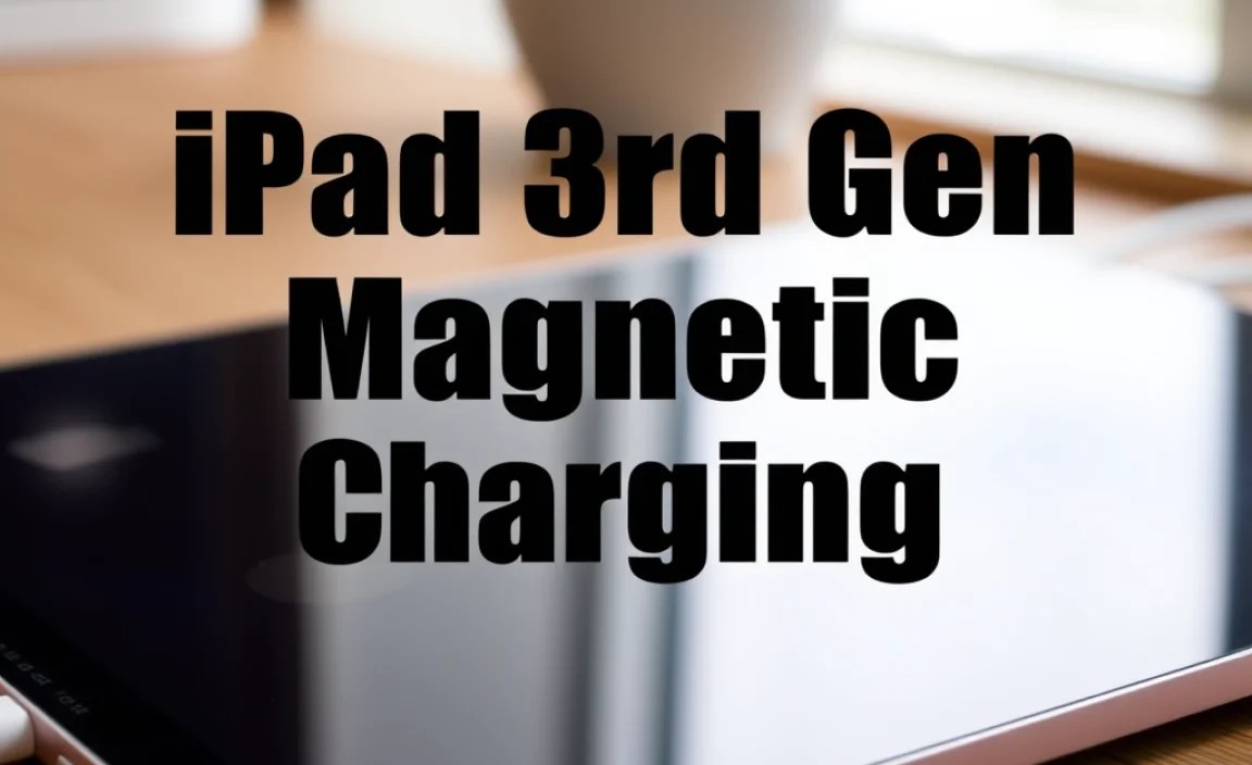 iPad 3rd Gen Magnetic Charging: Essential Solution