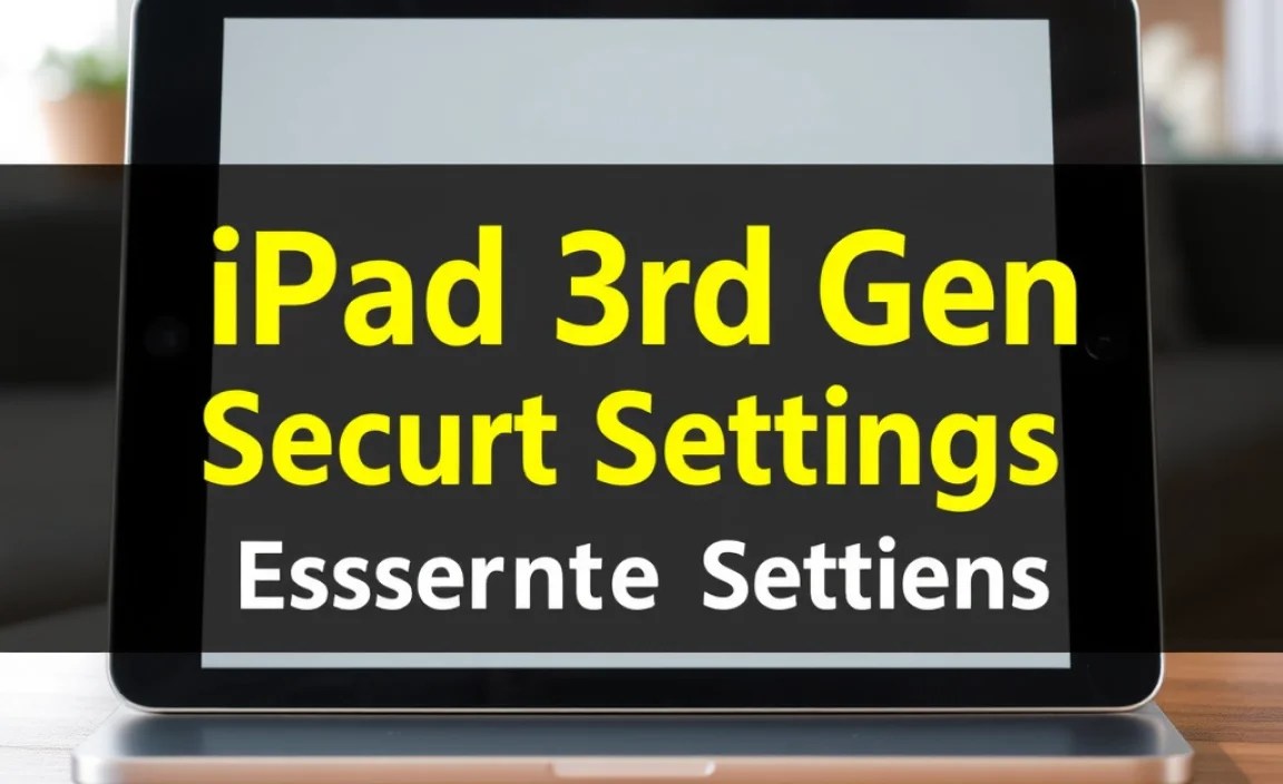 iPad 3rd Gen Security Settings: Essential & Proven