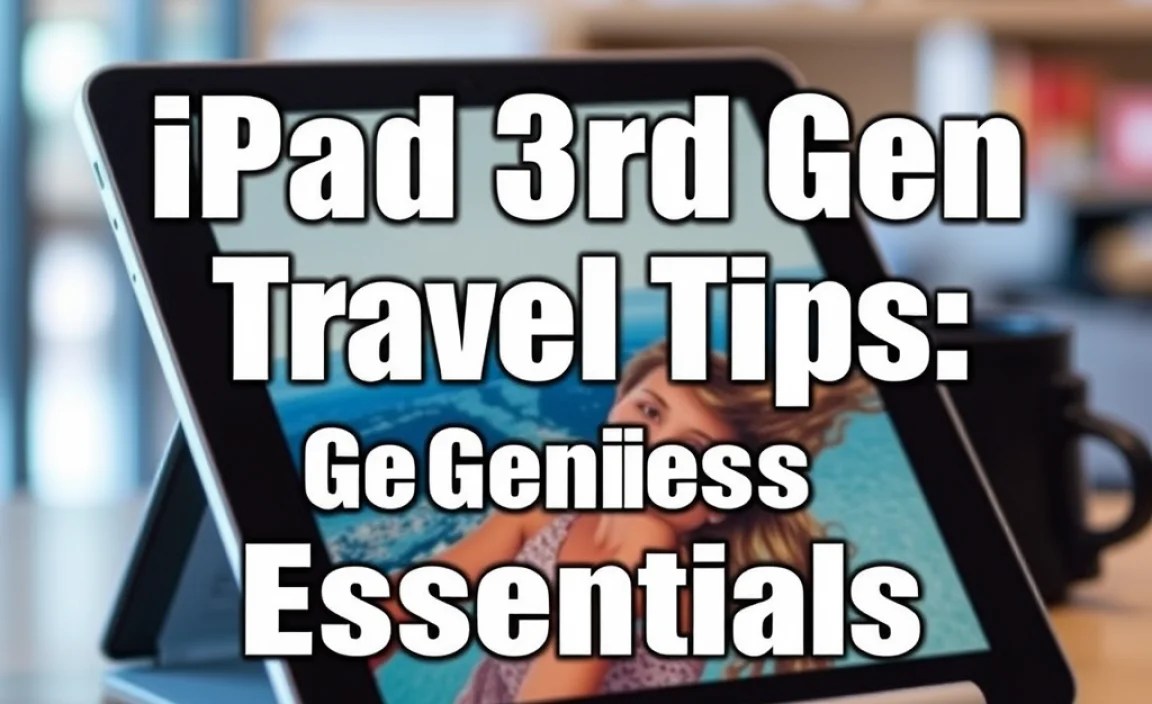 iPad 3rd Gen Travel Tips: Genius Essentials