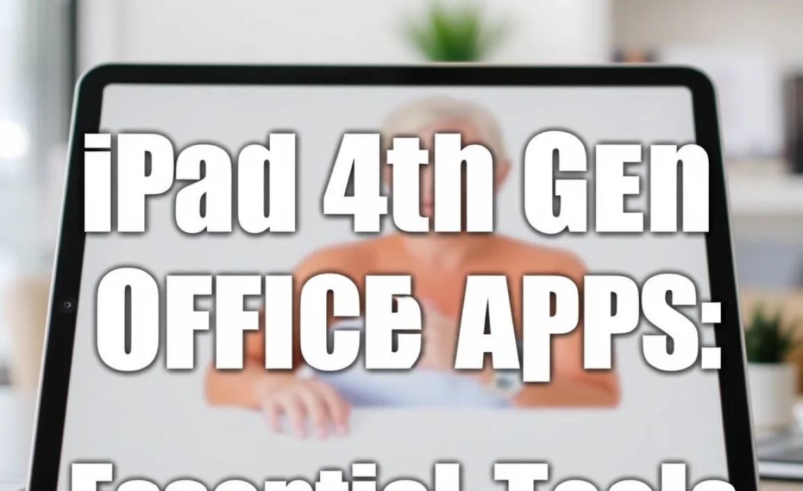 iPad 4th Gen Office Apps: Essential Tools