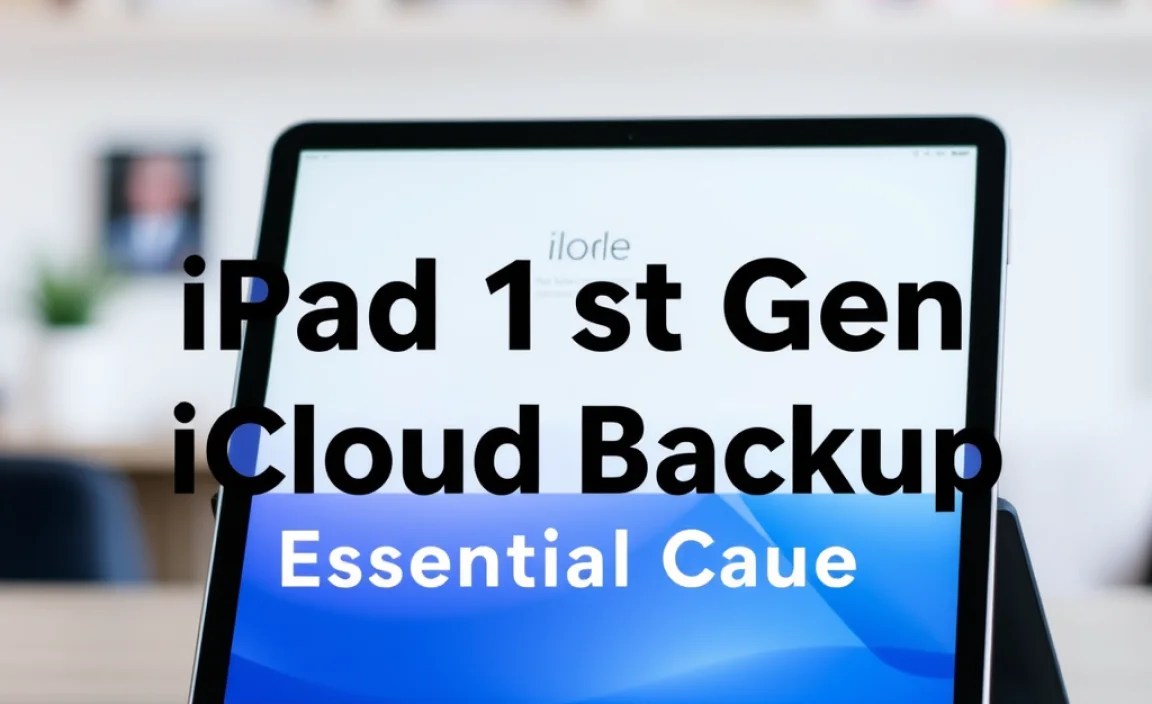 iPadiPad 1st Gen iCloud Backup: Essential Guide