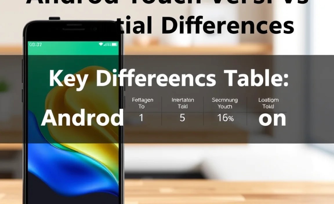 Key Differences Table: Android Versions on Dragon Touch M10