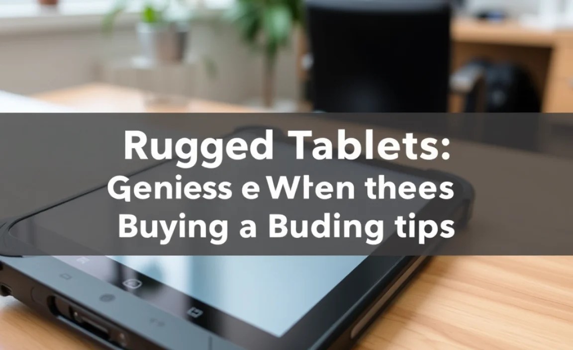 Key Features to Consider When Buying a Rugged Tablet