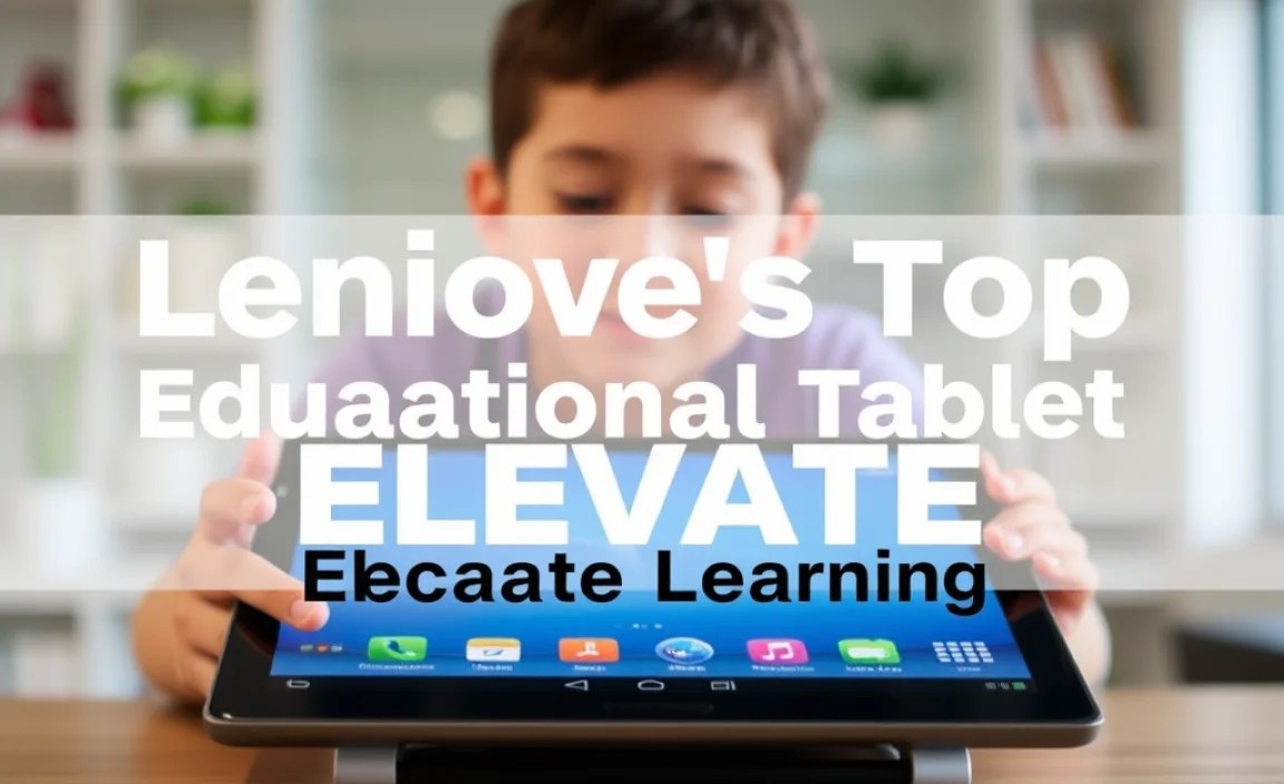 Lenovo’s Top Educational Tablet: Elevate Learning