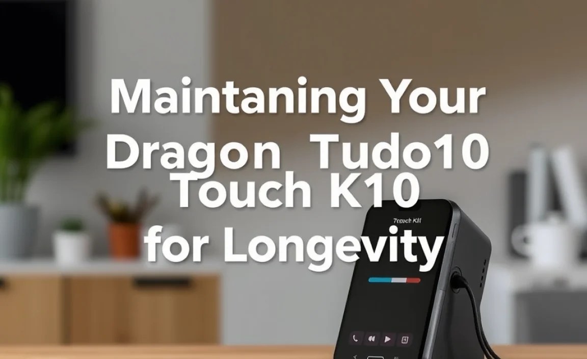Maintaining Your Dragon Touch K10 for Longevity