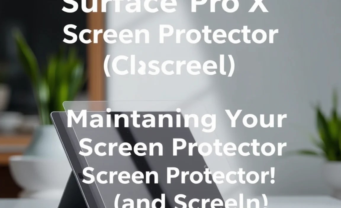 Maintaining Your Screen Protector (and Screen!)
