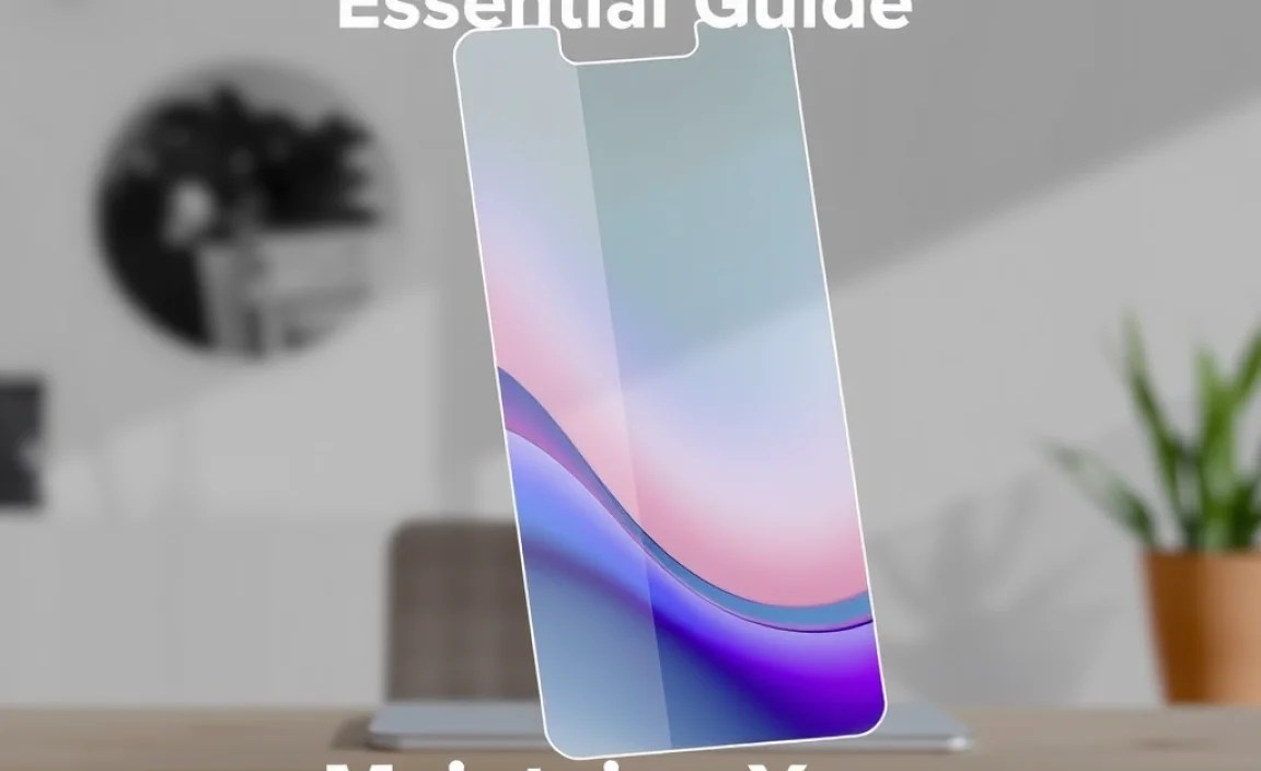 Maintaining Your Screen Protector