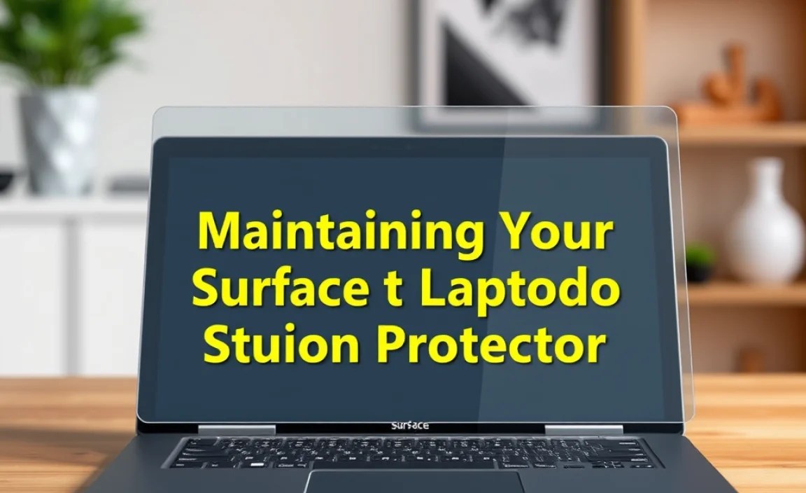 Maintaining Your Surface Laptop Studio Screen Protector