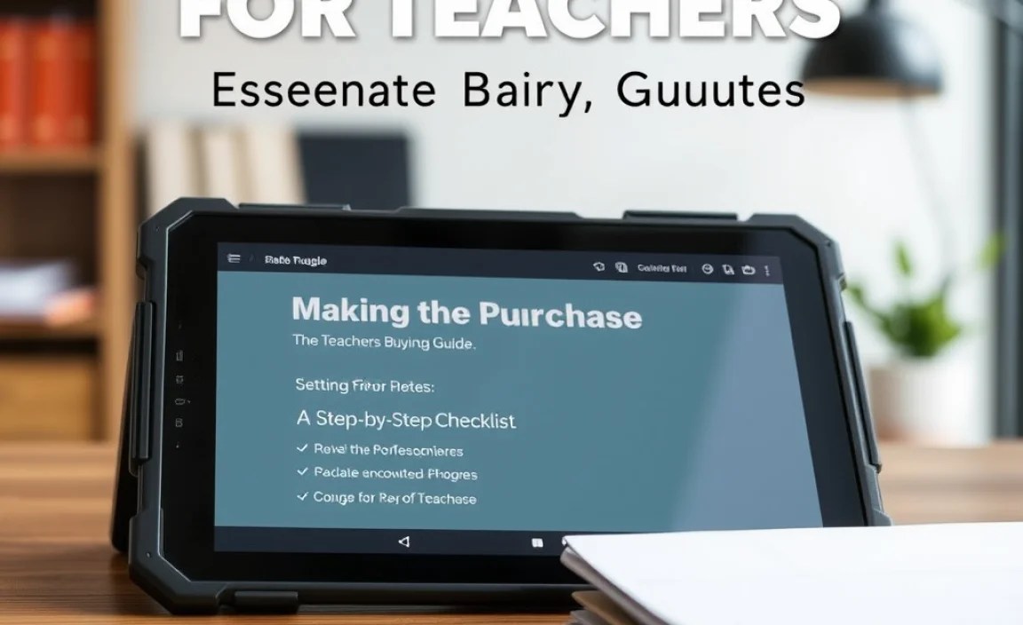 Making the Purchase: A Step-by-Step Checklist
