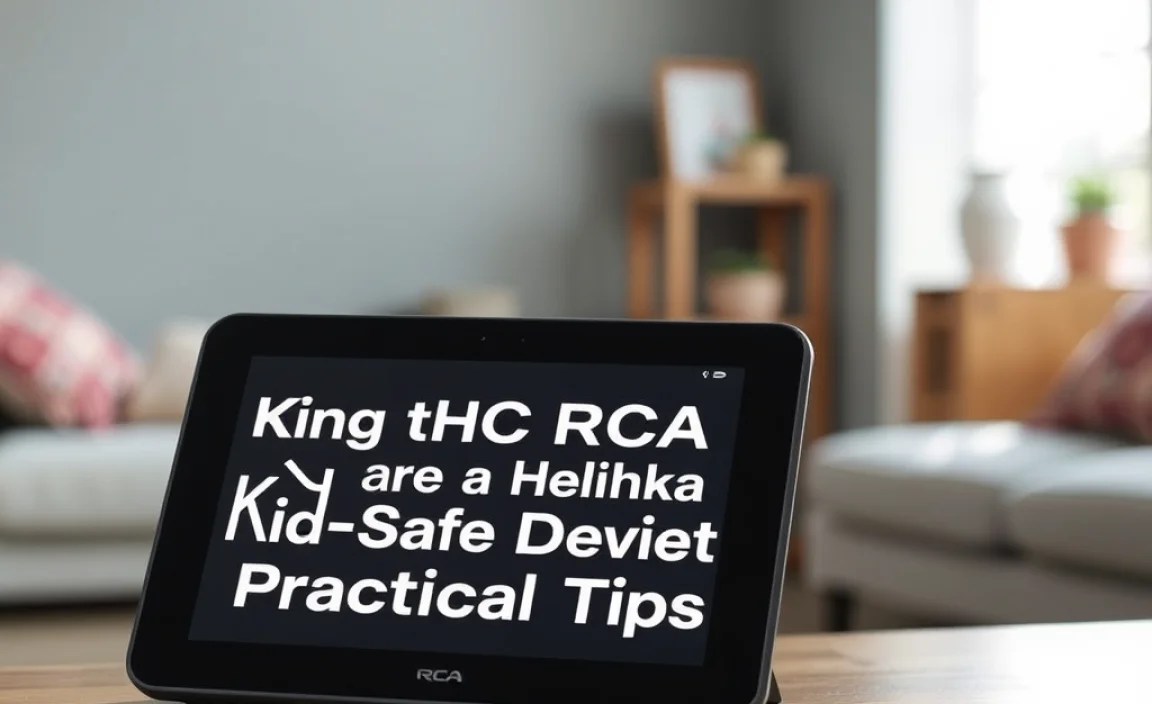Making the RCA Tablet Apollo a Kid-Safe Device: Practical Tips