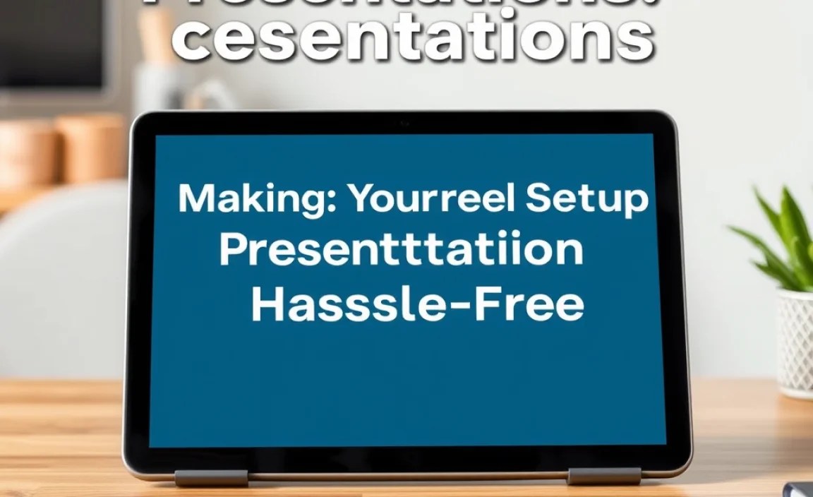 Making Your Presentation Setup Hassle-Free