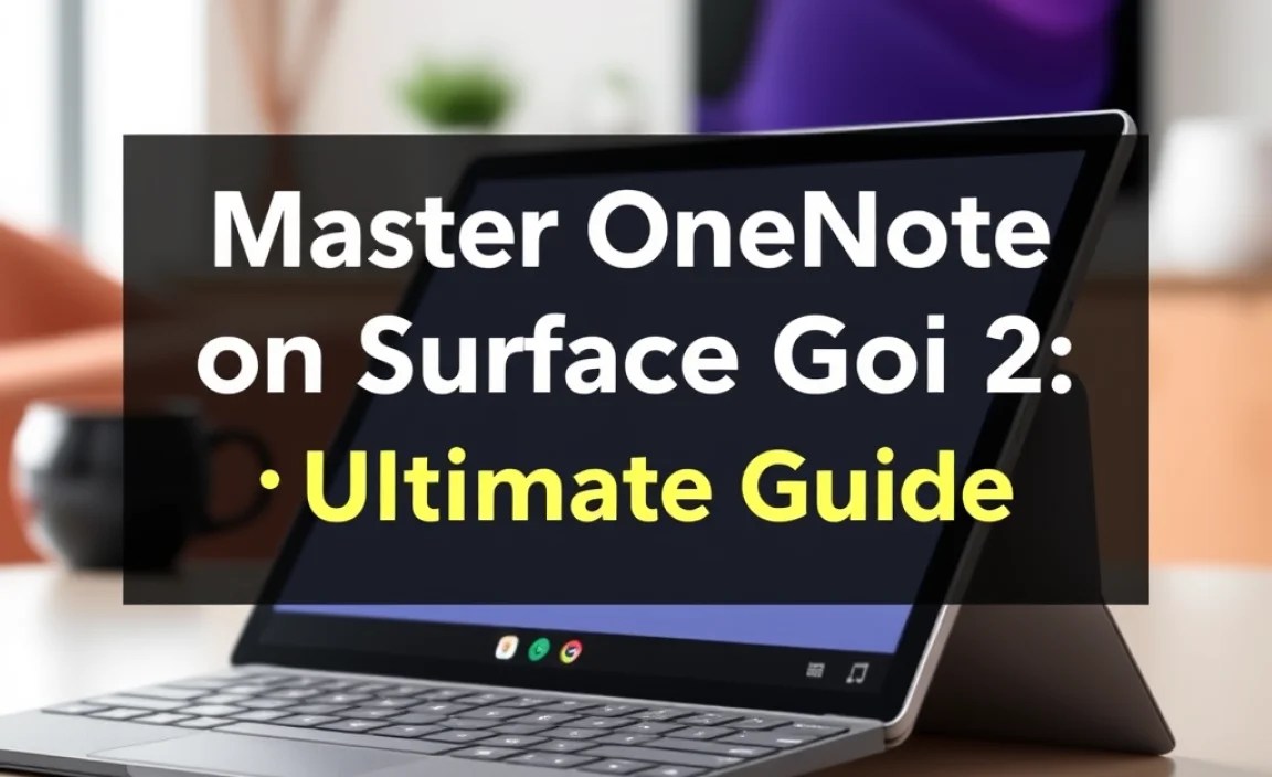 Master OneNote on Surface Go 2: Ultimate Guide