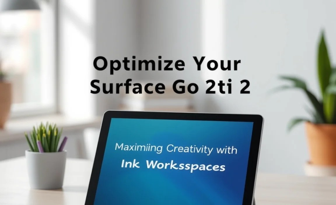 Maximizing Creativity with Ink Workspace