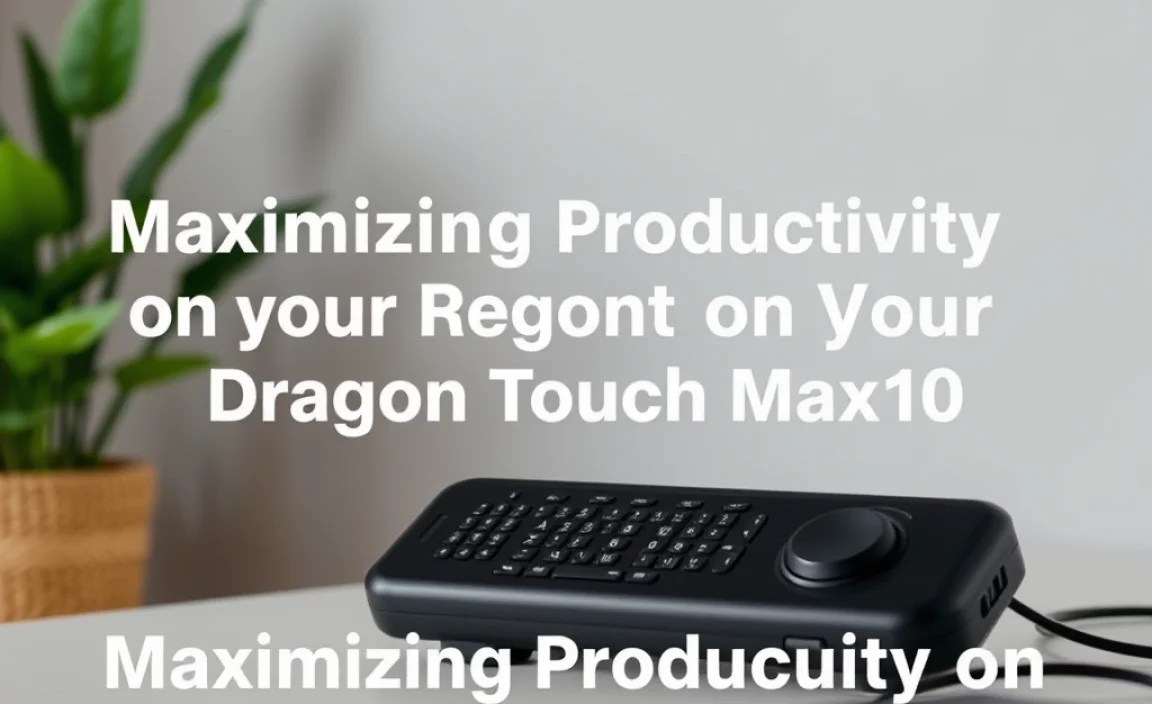 Maximizing Productivity on Your Dragon Touch Max10