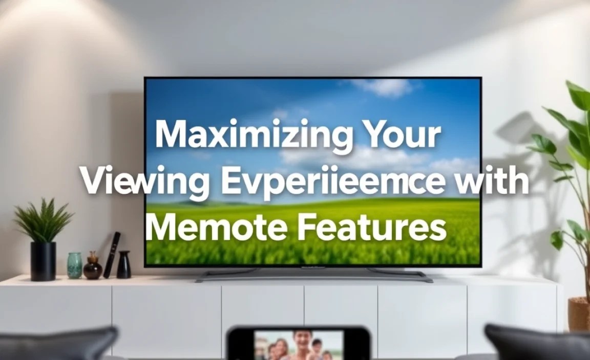 Maximizing Your Viewing Experience with Mobile Remote Features