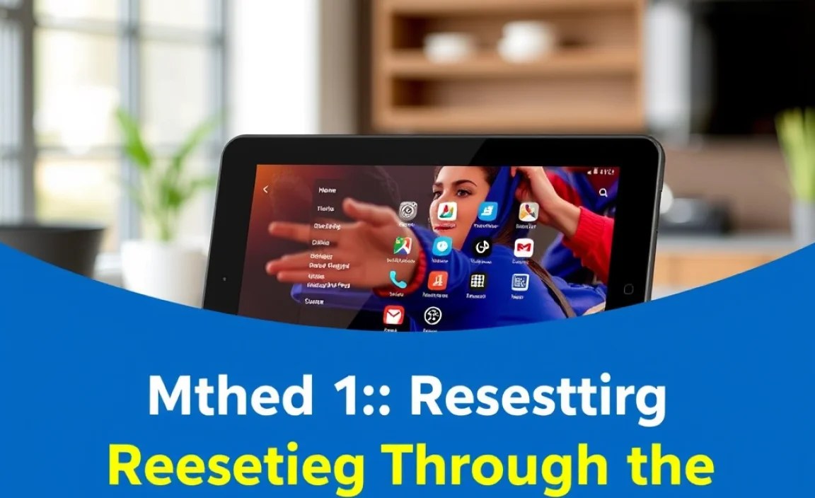 Method 1: Resetting Through the Settings Menu
