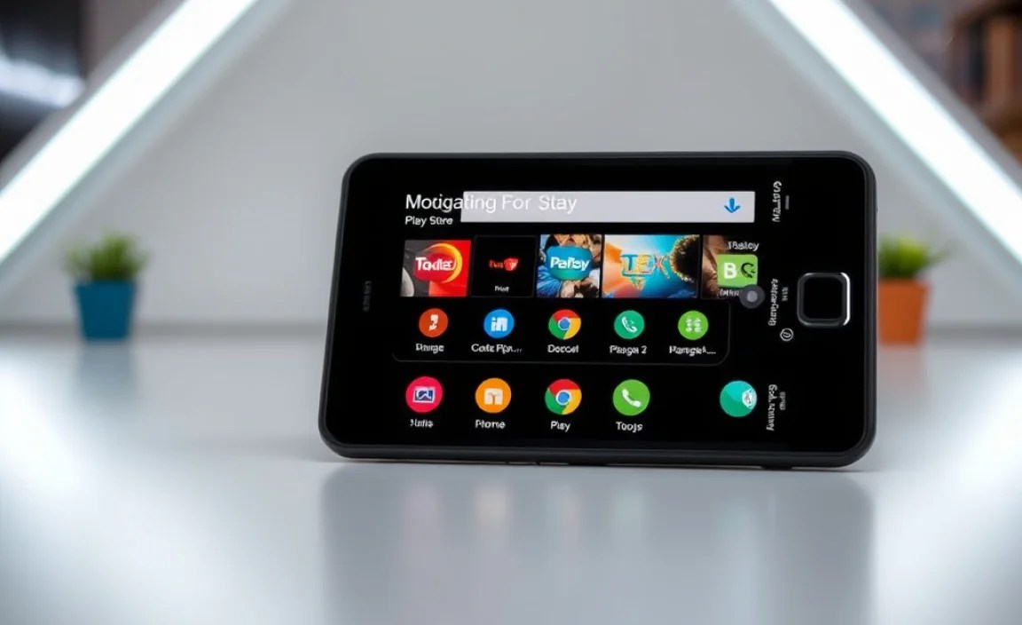 Navigating the Google Play Store Interface