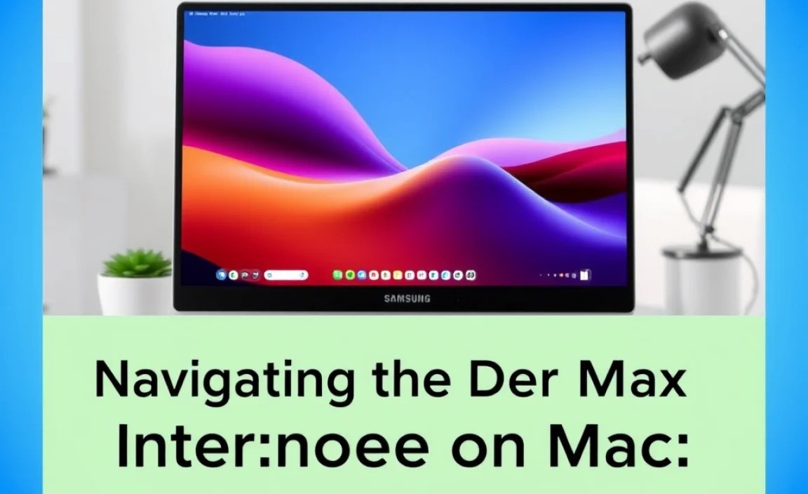 Navigating the Samsung DeX Interface on Mac