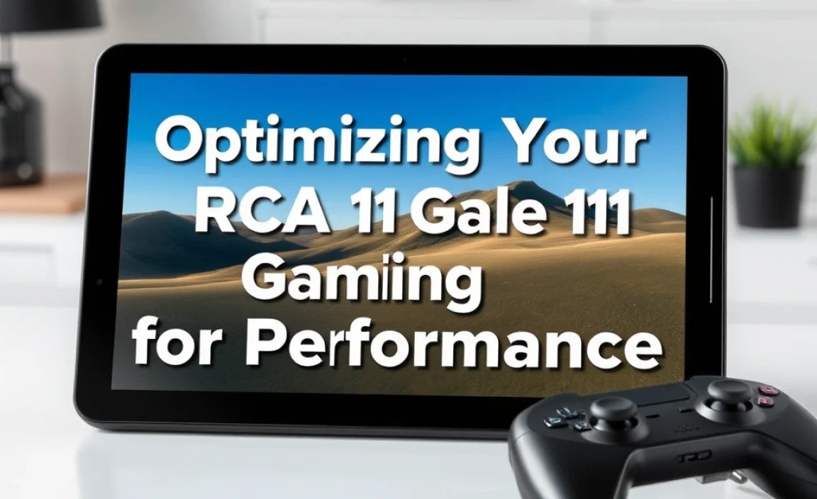Optimizing Your RCA Tablet 11 Galileo for Performance