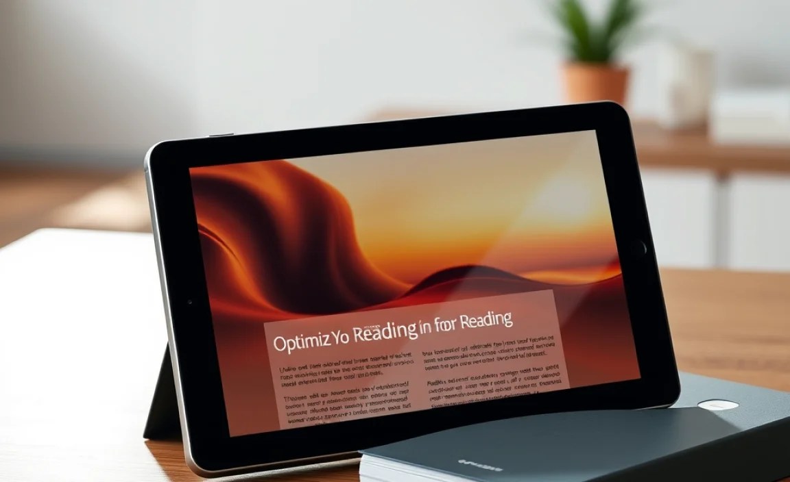 Optimizing Your RCA Tablet Apollo for Reading