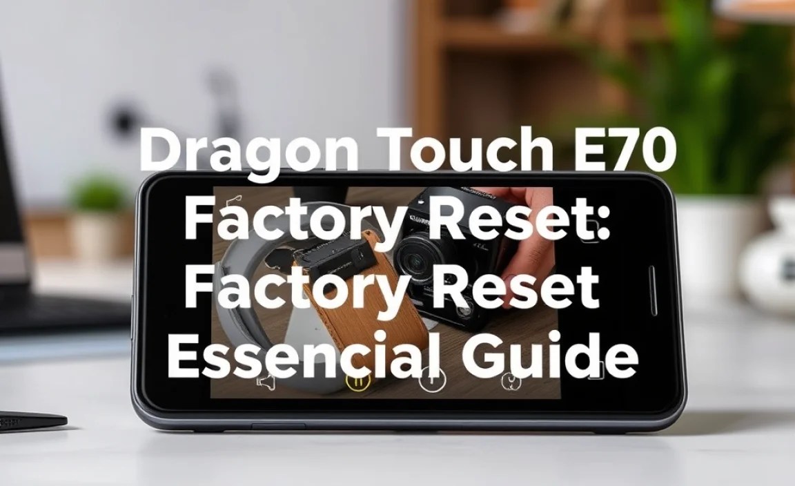 Performing a Dragon Touch E70 Factory Reset: Step-by-Step