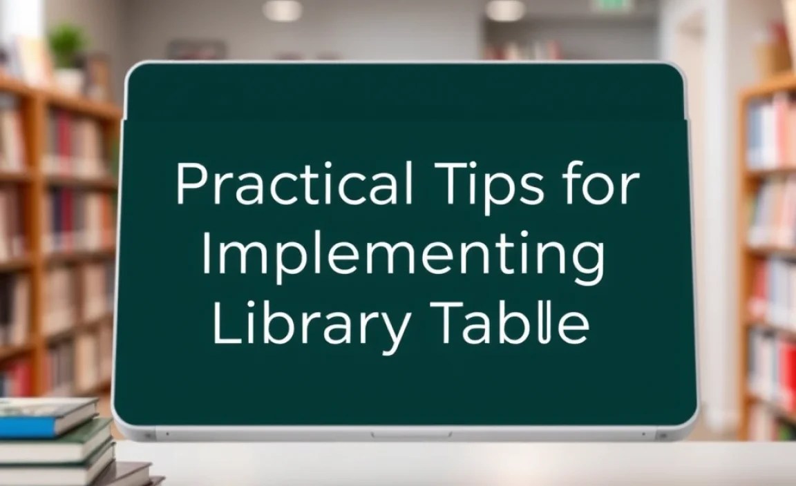 Practical Tips for Implementing Library Tablets