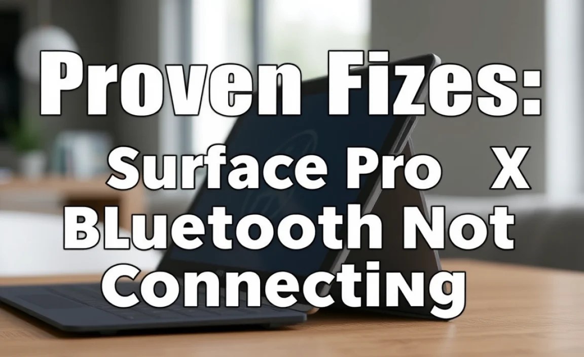 Proven Fixes: Surface Pro X Bluetooth Not Connecting