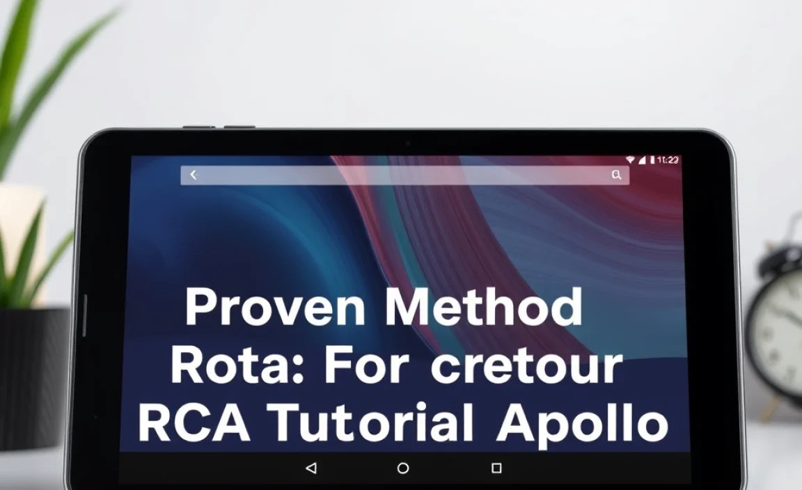 Proven Method for Rooting Your RCA Tablet Apollo