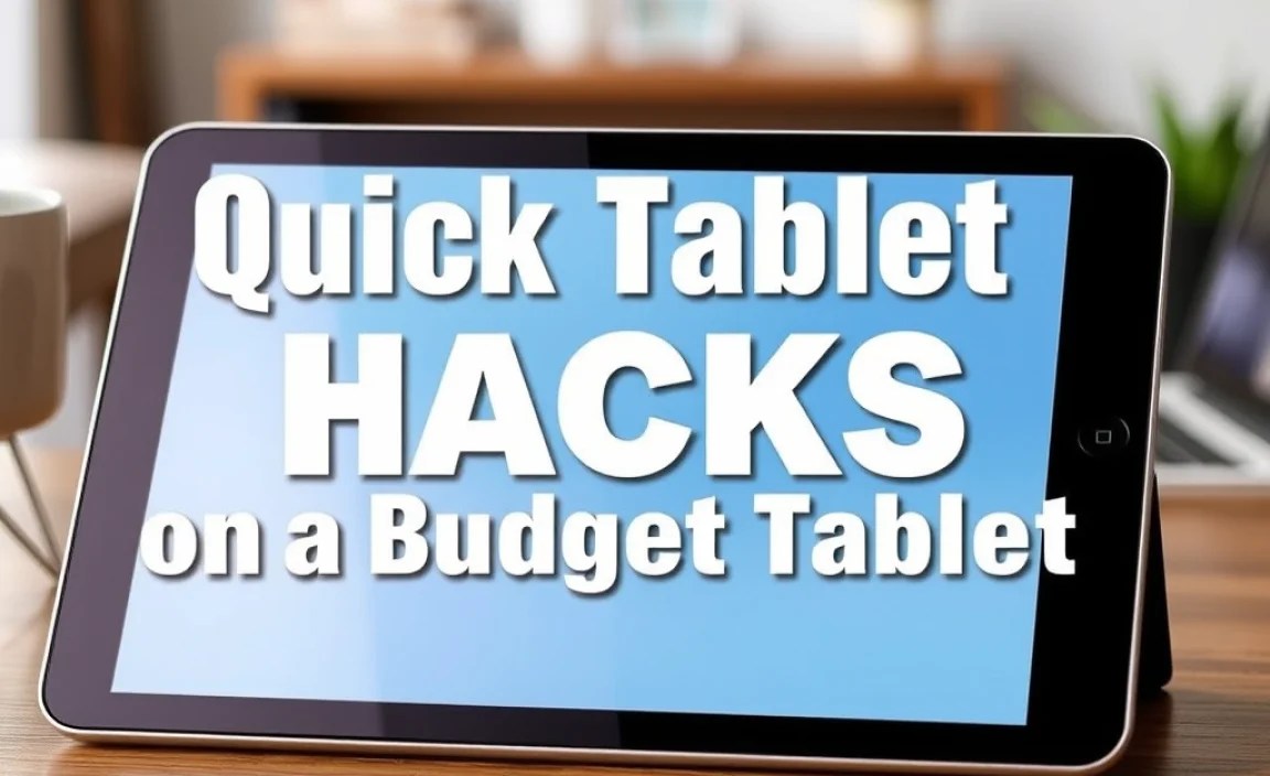Quick Tablet Hacks On Budget Tablet: Essential Tips