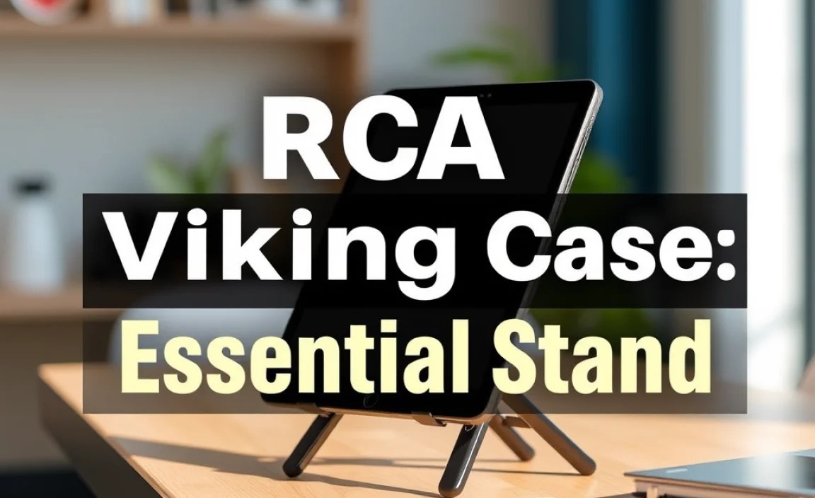 RCA Tablet 10 Viking Pro Case: Essential Stand