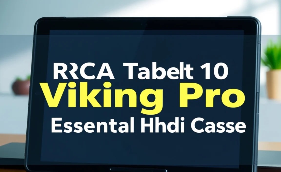 RCA Tablet 10 Viking Pro: Essential HDMI Case