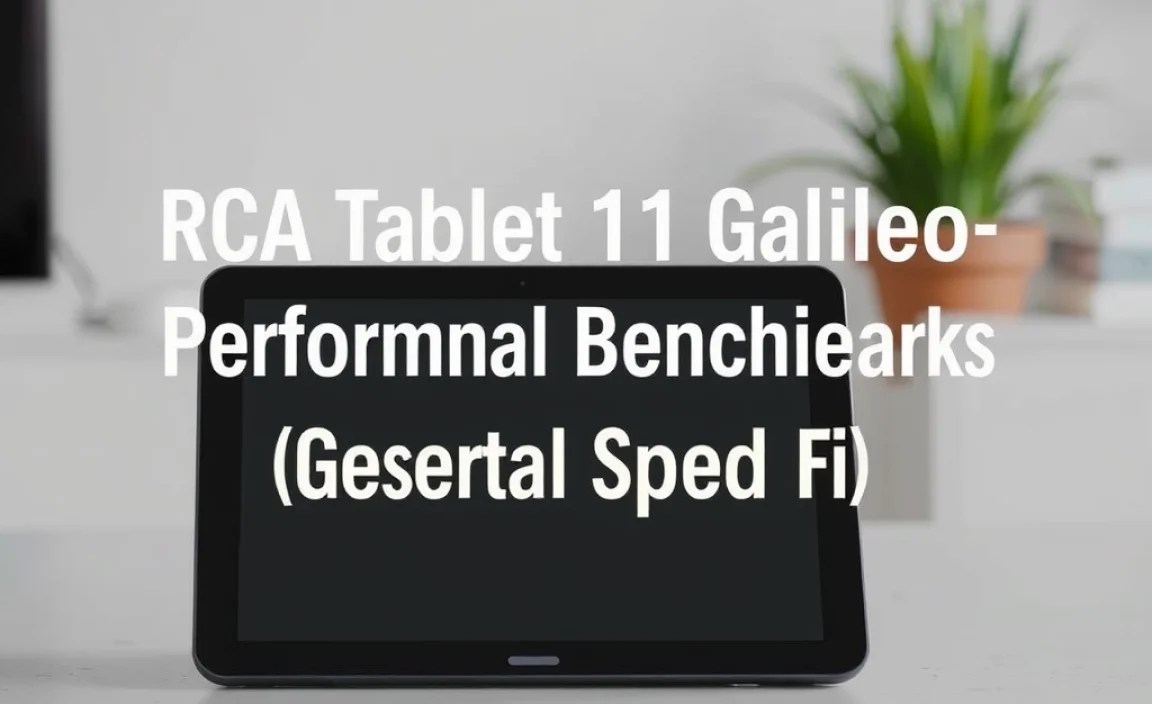 RCA Tablet 11 Galileo Performance Benchmarks (General Expectations)