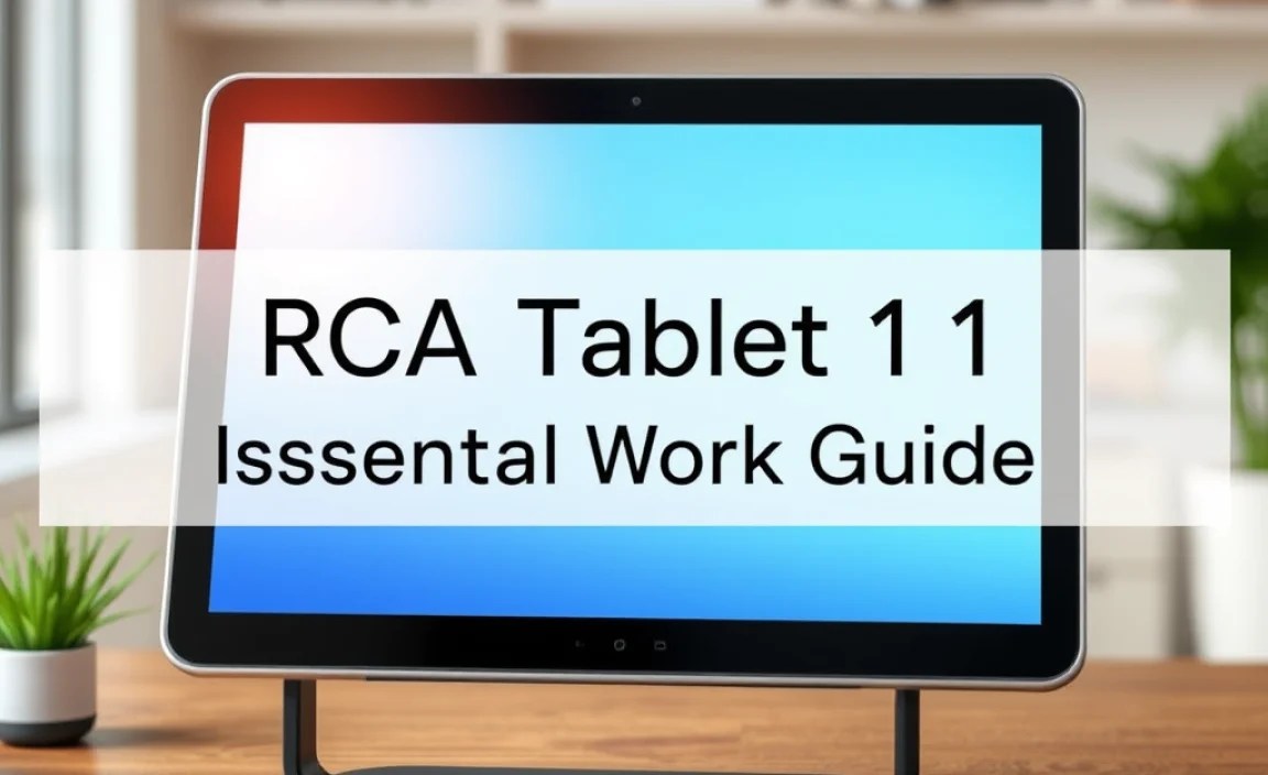 RCA Tablet 11 Galileo Reset: Essential Work Guide