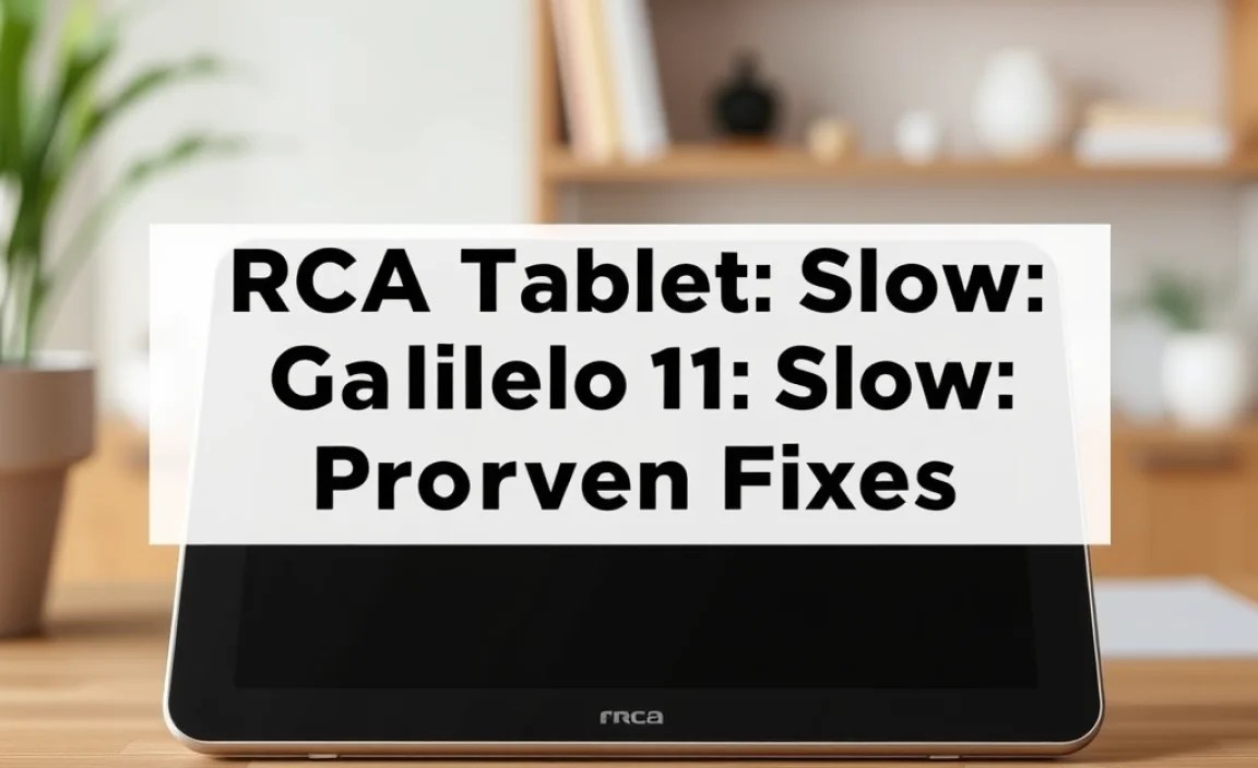 RCA Tablet 11 Galileo Slow: Performance Comparison