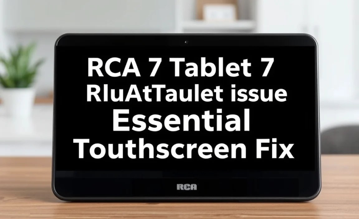 RCA Tablet 7 Voyager Bluetooth Issue: Essential Touchscreen Fix