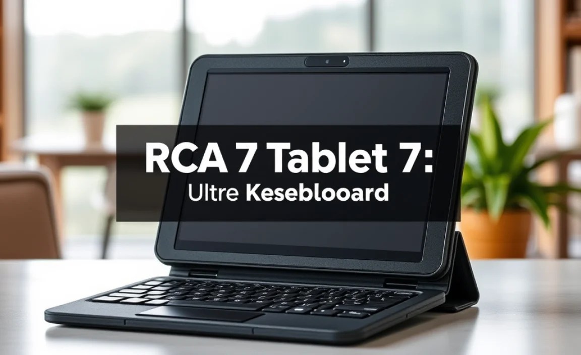 RCA Tablet 7 Voyager Case: Essential Keyboard