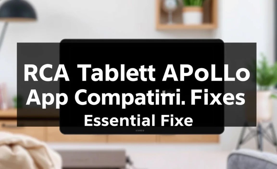 RCA Tablet Apollo App Compatibility: Essential Fixes