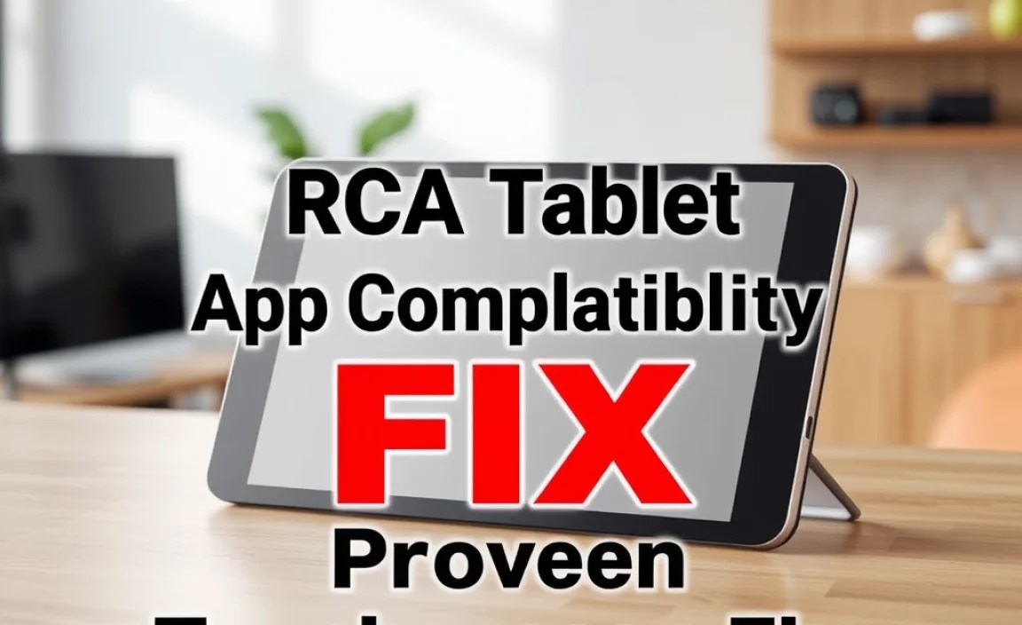 RCA Tablet Apollo App Compatibility: Proven Touchscreen Fix
