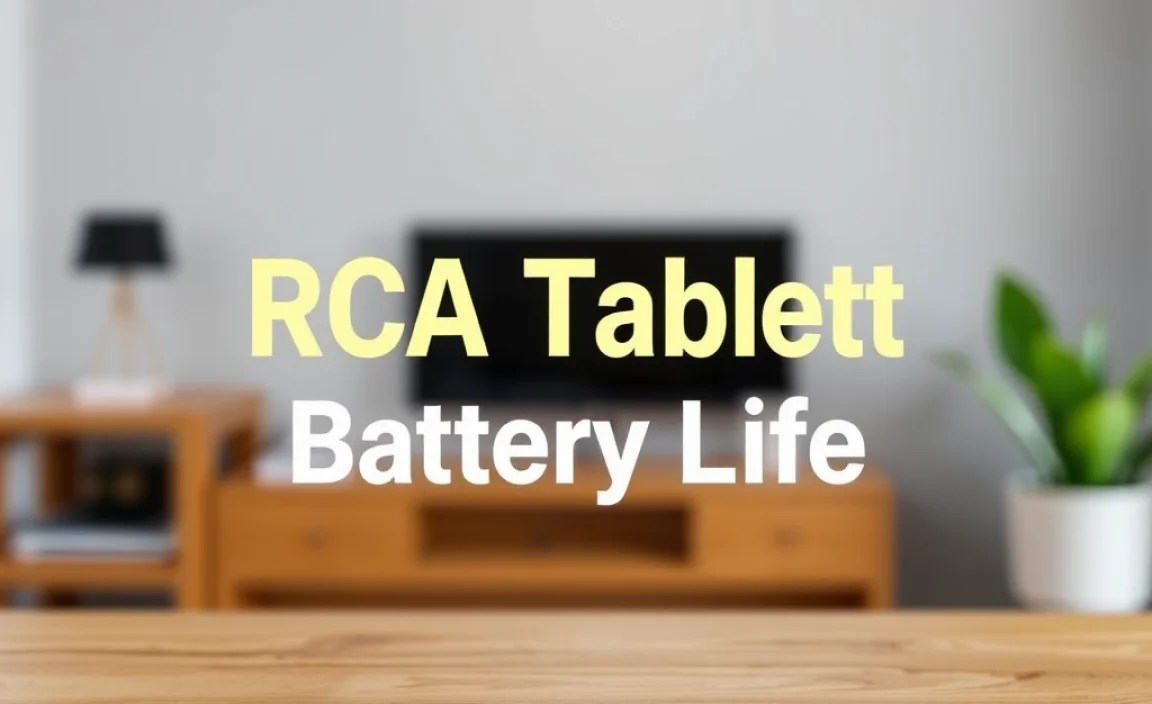 RCA Tablet Apollo Battery Life: Essential Guide