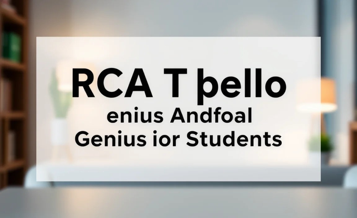 RCA Tablet Apollo: Genius Android for Students