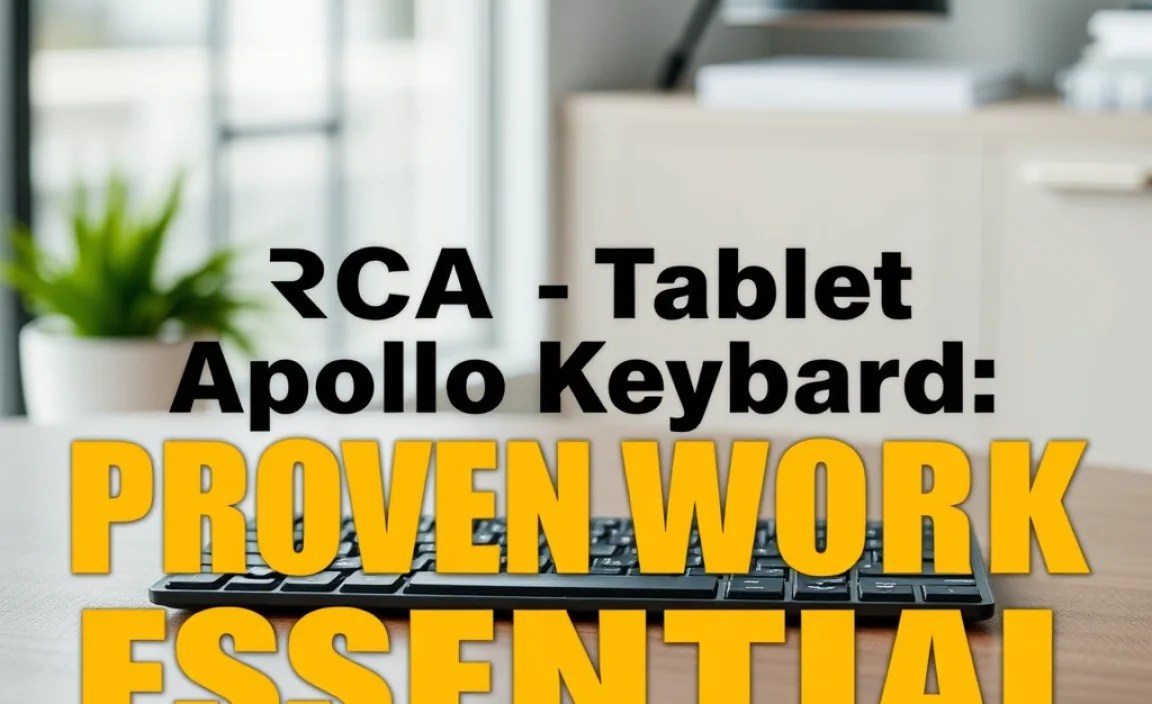 RCA Tablet Apollo Keyboard: Proven Work Essential