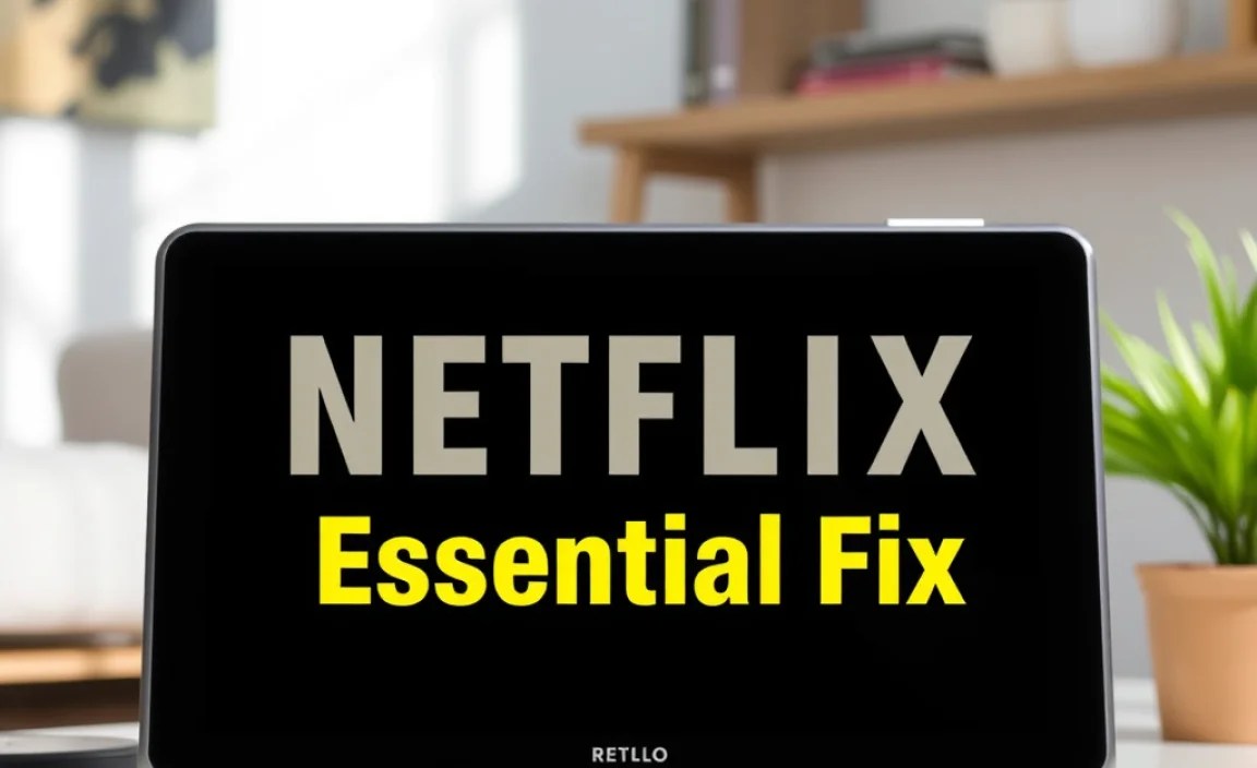 RCA Tablet Apollo Netflix Issue: Essential Fix